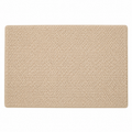 Tapis de bain bouclé beige 50x80 cm antidérapant