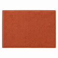 Tapis de bain terracotta 50x80 cm en coton épais