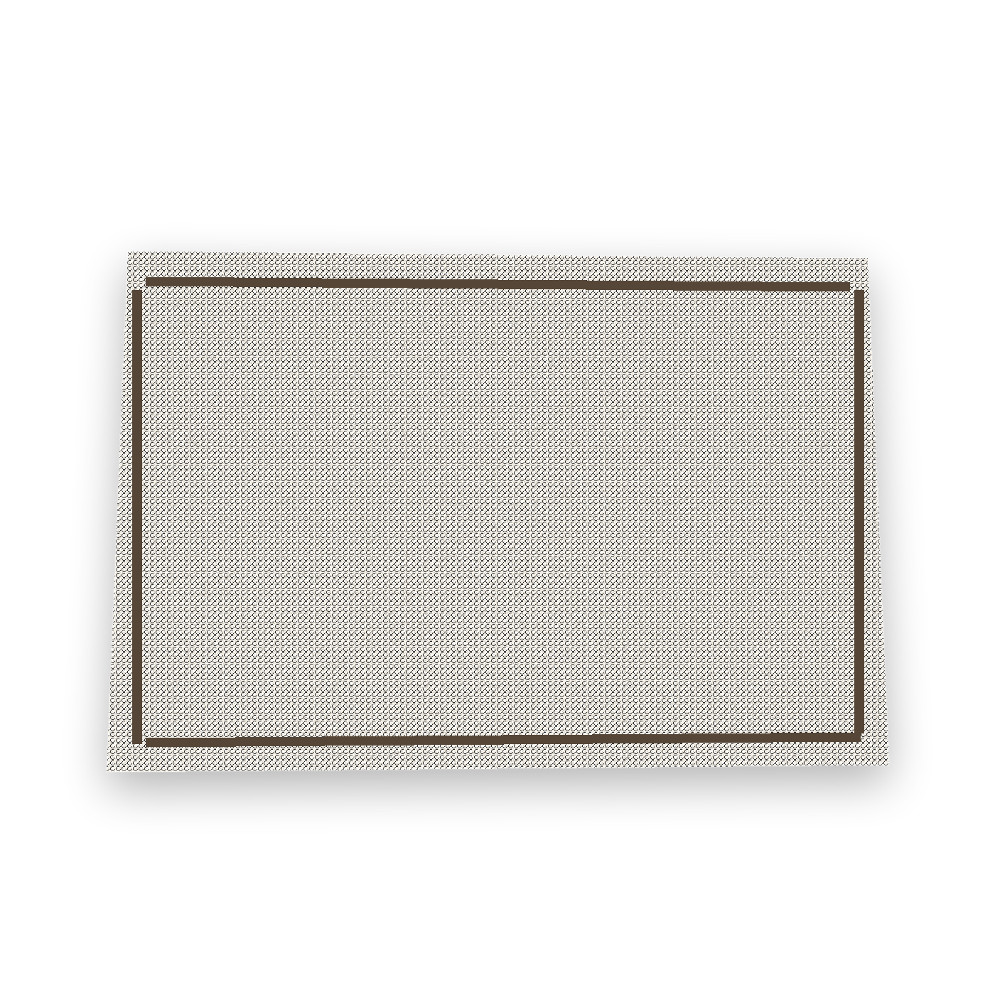Tapis de bain blanc cassé 60x90 cm effet hôtel