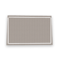 Tapis de bain taupe 55x85 cm en coton recyclé