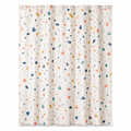 Rideau de douche multicolore 180x200 cm motif terrazzo